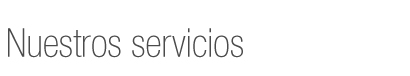 servicios